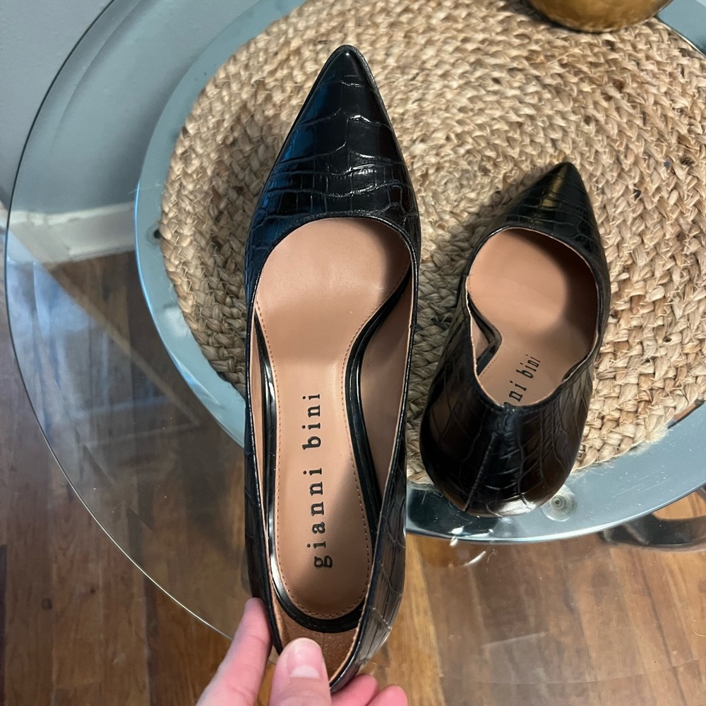 Black heels